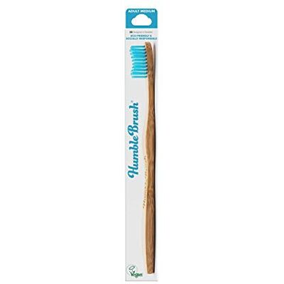The Humble Co. Humble Brush Vuxen tandborste, medium borst, blå, 1-pack (1 x 1 stycken) The Humble Co. Humble Brush Vuxen tandborste, medium borst, blå, 1-pack (1 x 1 stycken)