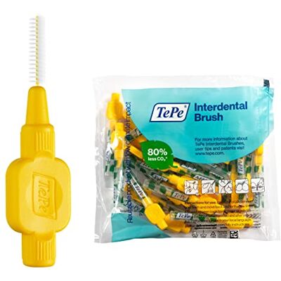 TePe Original mellantandborstar 0,7 mm gul (förpackning med 25) multipack 25 stycken TePe Original mellantandborstar 0,7 mm gul (förpackning med 25) multipack 25 stycken