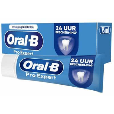 Oral-B Pro-Expert tandkräm professionellt skydd kristaller rengöringsmedel arom vintergrön Oral-B Pro-Expert tandkräm professionellt skydd kristaller rengöringsmedel arom vintergrön