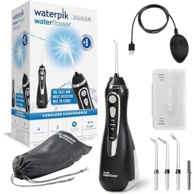Waterpik Cordless Advanced Water Flosser, Sladdlös, Svart Waterpik Cordless Advanced Water Flosser, Sladdlös, Svart