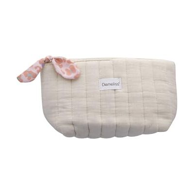 Demeliss Skönhet sminkväska slumpmässig färg, Beige färg, 26 * 7 * 13.5cm, Mjukt pennfodral Demeliss Skönhet sminkväska slumpmässig färg, Beige färg, 26 * 7 * 13.5cm, Mjukt pennfodral