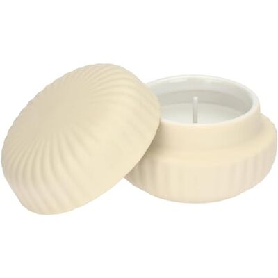 rituali domestici Elfenbensljus keramiskt lock, 8 x 8 cm, djup 5,3 cm, kollektion Sofficeluce rituali domestici Elfenbensljus keramiskt lock, 8 x 8 cm, djup 5,3 cm, kollektion Sofficeluce