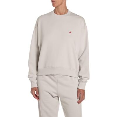 Replay Damsweatshirt, 111 silver moln (grå), L Replay Damsweatshirt, 111 silver moln (grå), L