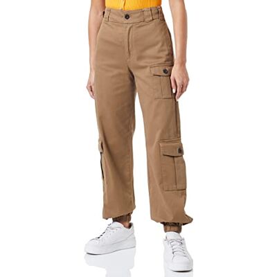 Replay Fritidsbyxor för kvinnor, 229 Khaki, 24W Normal Replay Fritidsbyxor för kvinnor, 229 Khaki, 24W Normal