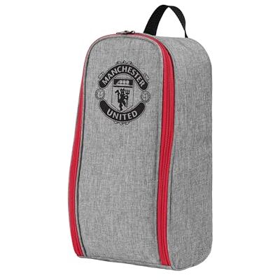 FOCO Officiell licensierad produkt Manchester United FC Grey skoväska FOCO Officiell licensierad produkt Manchester United FC Grey skoväska