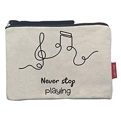 Hello-Bags Necessär Never Stop Playing Vit - Väska Hello-Bags Necessär Never Stop Playing Vit - Väska