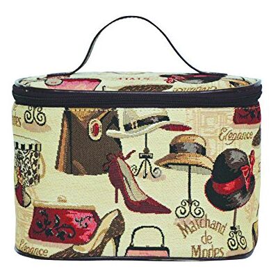 Signare Gobeläng toalettväska smink sminkväska för kvinnor med William Morris Design, Butik Signare Gobeläng toalettväska smink sminkväska för kvinnor med William Morris Design, Butik