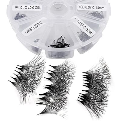WENDY LASHES Förtillverkade fläktar Ögonfransförlängning 500 fläktar Handgjorda lös volym ryska flera alternativ 10D Förtillverkade fläktar WENDY LASHES Förtillverkade fläktar Ögonfransförlängning 500 fläktar Handgjorda lös volym ryska flera alternativ 10D Förtillverkade fläktar