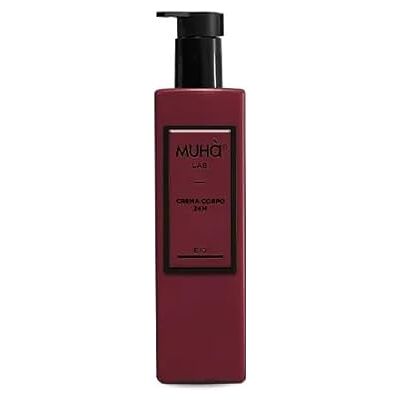 MUHA' Ekologisk kroppskräm, doft bomullsblommor, fuktgivande lugnande verkan, lämplig för delikat och känslig hud, storlek på 230 ml MUHA' Ekologisk kroppskräm, doft bomullsblommor, fuktgivande lugnande verkan, lämplig för delikat och känslig hud, storlek på 230 ml