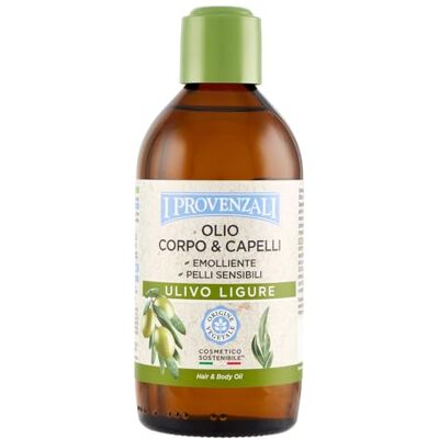I Provenzali Ligure oliv- och kroppsolja för känslig hud, 200 ml I Provenzali Ligure oliv- och kroppsolja för känslig hud, 200 ml