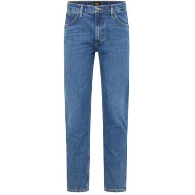Lee herrjeans väst, normal rak passform, raka ben, Blå stråle, 31W / 32L Lee herrjeans väst, normal rak passform, raka ben, Blå stråle, 31W / 32L
