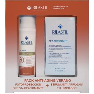 Rilastil Reseal Age Repair SPF50 & Progression Serum - Hudvård Rilastil Reseal Age Repair SPF50 & Progression Serum - Hudvård