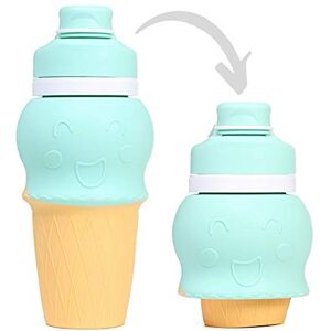 lolibees BPA-fri barnflaska 500 ml vikbar silikonvattenflaska isformad hornformad idealisk för barn och vuxna återanvändbar, ekologisk, lätt och kompakt mintgrön lolibees BPA-fri barnflaska 500 ml vikbar silikonvattenflaska isformad hornformad idealisk för barn och vuxna återanvändbar, ekologisk, lätt och kompakt mintgrön