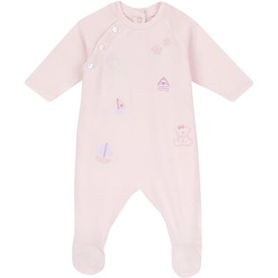 Chicco , Jumpsuit Med Ryggöppning, Flicka, Rosa (1), 9M, Design i Italien Chicco , Jumpsuit Med Ryggöppning, Flicka, Rosa (1), 9M, Design i Italien