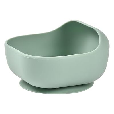 Béaba , skål med sugkopp för barn, 100% silikon, mjukt och mycket motståndskraftigt material, fäster vid bordet/surfplatta barnstol, flik för att lyfta tallriken, mikrovågsugnssäker, salviagrön Béaba , skål med sugkopp för barn, 100% silikon, mjukt och mycket motståndskraftigt material, fäster vid bordet/surfplatta barnstol, flik för att lyfta tallriken, mikrovågsugnssäker, salviagrön