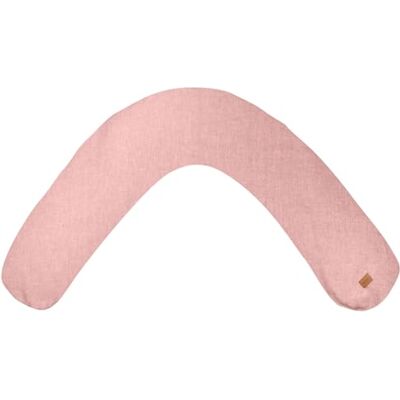 Béaba , Big Flopsy, amningskudde, graviditetskudde, multifunktionell, lämplig för sömn/amning, stöd, allergivänlig, avkoppling, optimal komfort, lugn natt, linne, Oekotex, rosa Béaba , Big Flopsy, amningskudde, graviditetskudde, multifunktionell, lämplig för sömn/amning, stöd, allergivänlig, avkoppling, optimal komfort, lugn natt, linne, Oekotex, rosa