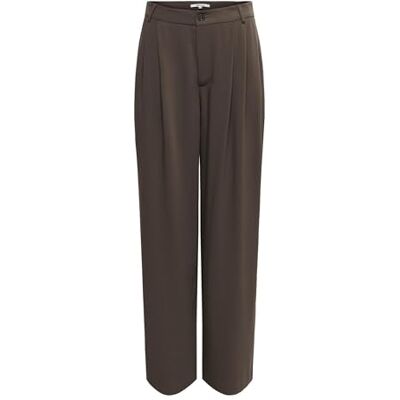 ONLY Endast liv Hw Wide Pant Cc TLR, Choklad martini, 36W / 32L ONLY Endast liv Hw Wide Pant Cc TLR, Choklad martini, 36W / 32L