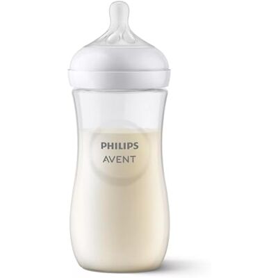 AVENT Philips Natural Response-nappflaska – 330 ml nappflaska, BPA-fri för barn i åldern 6+ månader (modell SCY906/01) AVENT Philips Natural Response-nappflaska – 330 ml nappflaska, BPA-fri för barn i åldern 6+ månader (modell SCY906/01)