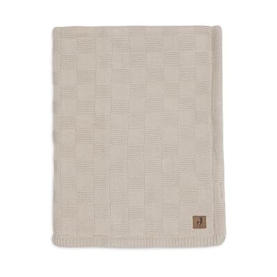 Jollein Babyfiltslåda stickad – varm sand/sammet – 75 x 100 cm – 100% bomull – för babyvagga – 1,5 TOG – GOTS certifierad Jollein Babyfiltslåda stickad – varm sand/sammet – 75 x 100 cm – 100% bomull – för babyvagga – 1,5 TOG – GOTS certifierad