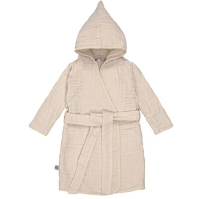Lassig LÄSSIG Barnbadrock bomull/muslin badrock, Pulverrosa, 3 År Lassig LÄSSIG Barnbadrock bomull/muslin badrock, Pulverrosa, 3 År