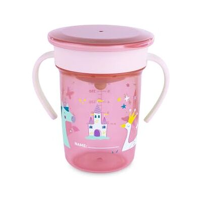 Miniland 360º Sippy Cup anti-spill inlärningsmugg med handtag och lock (Fantasy) Miniland 360º Sippy Cup anti-spill inlärningsmugg med handtag och lock (Fantasy)