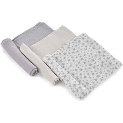 Jané Bambu Muslin 80x80cm - Baby Wraps Set Jané Bambu Muslin 80x80cm - Baby Wraps Set