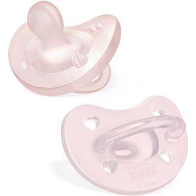 Chicco PhysioSilikon napp form 2–6 månader, 2 stycken, uppsättning klistermärken 2–6 månader, stöder fysiologisk andning och främjar en god utveckling av munnen, rosa Chicco PhysioSilikon napp form 2–6 månader, 2 stycken, uppsättning klistermärken 2–6 månader, stöder fysiologisk andning och främjar en god utveckling av munnen, rosa