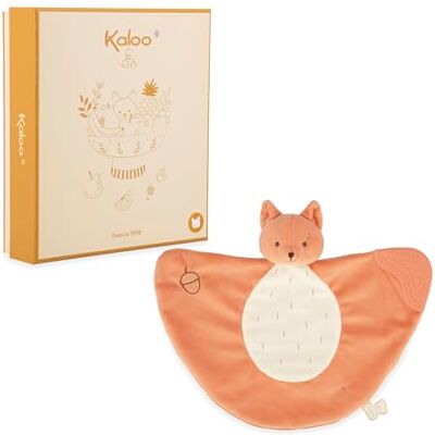 KALOO Ekorre tandborste mikrosammet och mjuk silikon babyleksak lindrar tandköttet återvunna material födelsegåva tvättbar från 6 månader K208001 KALOO Ekorre tandborste mikrosammet och mjuk silikon babyleksak lindrar tandköttet återvunna material födelsegåva tvättbar från 6 månader K208001