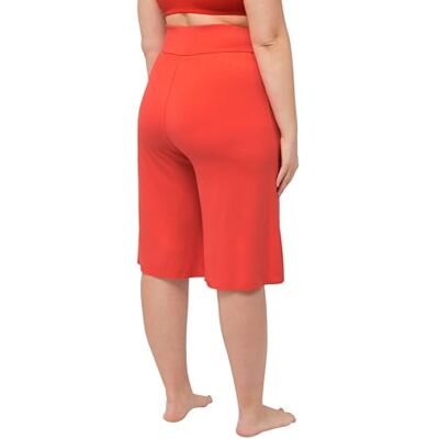 Ulla Popken Ulla popkar, kvinnor, stora storlekar, bermudashorts, bred, raka ben, elastisk linning, röd, 36W x 32L Ulla Popken Ulla popkar, kvinnor, stora storlekar, bermudashorts, bred, raka ben, elastisk linning, röd, 36W x 32L