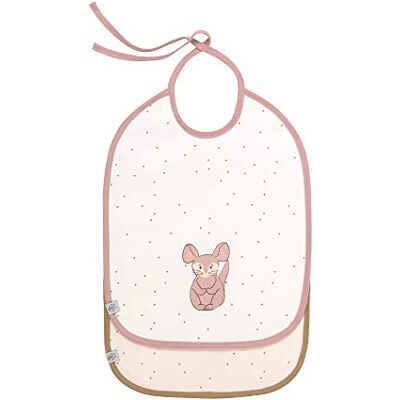 Lassig LÄSSIG Baby småbarn haklapp medium vattenavvisande för bindning 2 st./medium haklapp About Friends Chinchilla, rosa Lassig LÄSSIG Baby småbarn haklapp medium vattenavvisande för bindning 2 st./medium haklapp About Friends Chinchilla, rosa