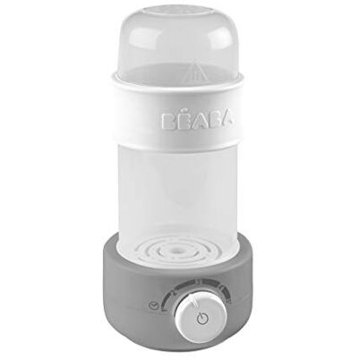 Béaba , flask-/glasvärmare, flasksterilisator, napp, bröstmjölksvärmare, mild ånga, snabb uppvärmning, babymjölk sedan, grå Béaba , flask-/glasvärmare, flasksterilisator, napp, bröstmjölksvärmare, mild ånga, snabb uppvärmning, babymjölk sedan, grå