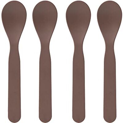 Lassig Casual Barnskedset (4 st) Barnbestick utan melamin, BPA-fritt, för diskmaskin och mikrovågsugn/spoonset, uni choco Lassig Casual Barnskedset (4 st) Barnbestick utan melamin, BPA-fritt, för diskmaskin och mikrovågsugn/spoonset, uni choco