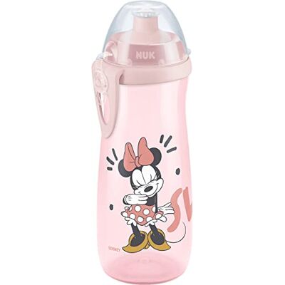 NUK Polypropylen (PP) Sports Cup barnvattenflaska 24+ månader läckagesäker push-pull pip Clip och skyddskåpa BPA-fri 450 ml Disney Mimmi Pigg (rosa) NUK Polypropylen (PP) Sports Cup barnvattenflaska 24+ månader läckagesäker push-pull pip Clip och skyddskåpa BPA-fri 450 ml Disney Mimmi Pigg (rosa)
