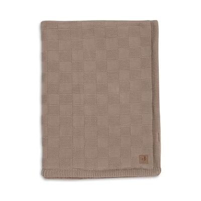 Jollein Babyfiltslåda stickad – mjölk kaffe/sammet – 110 x 150 cm – 100% bomull – för barnsäng – 1,5 TOG – GOTS certifierad Jollein Babyfiltslåda stickad – mjölk kaffe/sammet – 110 x 150 cm – 100% bomull – för barnsäng – 1,5 TOG – GOTS certifierad