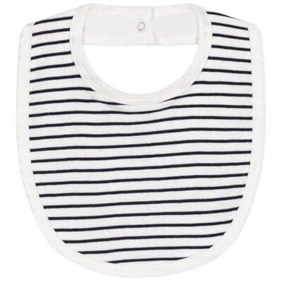 Petit Bateau A0AV9 haklapp vit/blå blandad baby one size Petit Bateau A0AV9 haklapp vit/blå blandad baby one size