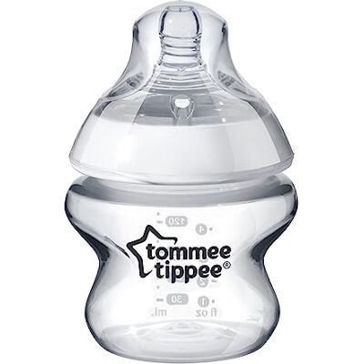 Tommee Tippee Närbild till naturflaskor med bröstform och antikolisk ventil, 260ml, 2 enheter, Ollie och Pip (färg och design varierar) Tommee Tippee Närbild till naturflaskor med bröstform och antikolisk ventil, 260ml, 2 enheter, Ollie och Pip (färg och design varierar)