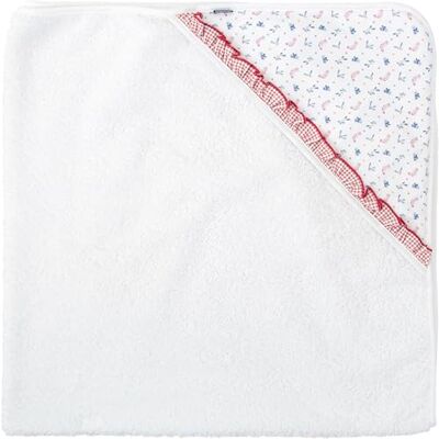 BABIDU Babybadkappa med huva, mjuk och absorberande bomull, perfekt för nyfödda, dagliga bad och praktisk present till bebis BABIDU Babybadkappa med huva, mjuk och absorberande bomull, perfekt för nyfödda, dagliga bad och praktisk present till bebis