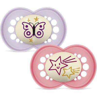 MAM Pure Night 16m Rosa Nappar MAM Pure Night 16m Rosa Nappar