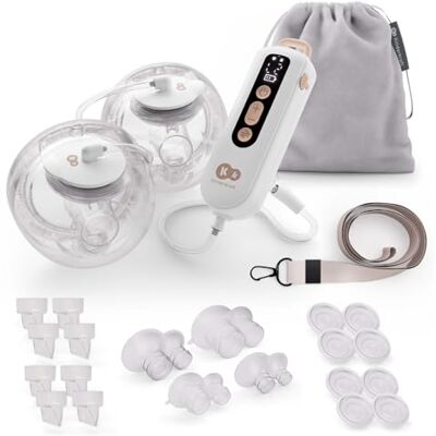 kk Kinderkraft Kinderkraft GENTLEFLOW Dubbel Elektrisk Bröstpump, 3 Arbetslägen, 9 Sugnivåer, Minnesfunktion, 5 Storlekar på Brösttrattar, 1800 mAh Batteri, USB-C, Enkel Montering, Lätt Rengöring, Guld kk Kinderkraft Kinderkraft GENTLEFLOW Dubbel Elektrisk Bröstpump, 3 Arbetslägen, 9 Sugnivåer, Minnesfunktion, 5 Storlekar på Brösttrattar, 1800 mAh Batteri, USB-C, Enkel Montering, Lätt Rengöring, Guld