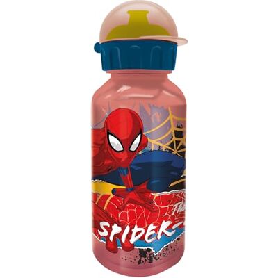 TataWay in viaggio si cresce Tataway Spiderman 370 ml skolflaska för barn lätt, BPA-fri, återanvändbar flaska perfekt för skola, sport och fritid TataWay in viaggio si cresce Tataway Spiderman 370 ml skolflaska för barn lätt, BPA-fri, återanvändbar flaska perfekt för skola, sport och fritid