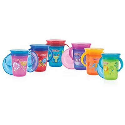 Nuby New Valmar Nûby 360° drickkopp "Wonder Cup" 240 ml Nuby New Valmar Nûby 360° drickkopp "Wonder Cup" 240 ml