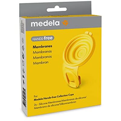 Medela handsfree membran, 2 x silikonmembran, tillbehör för Hands-fri bröstpump, tillbehör för handsfree uppsamlingsskålar Medela handsfree membran, 2 x silikonmembran, tillbehör för Hands-fri bröstpump, tillbehör för handsfree uppsamlingsskålar