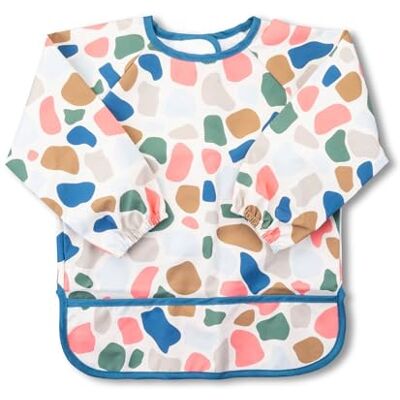 FACKELMANN Ärmhaklappar för barn 6–24 månader – haklapp med ärmar av vattenavvisande material, 87 x 45 cm, färgglad polyester, med praktisk magväska, handtvätt rekommenderas FACKELMANN Ärmhaklappar för barn 6–24 månader – haklapp med ärmar av vattenavvisande material, 87 x 45 cm, färgglad polyester, med praktisk magväska, handtvätt rekommenderas