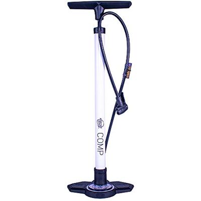 Planet Bike Planet cykel Comp cykel golvpump, vit Planet Bike Planet cykel Comp cykel golvpump, vit