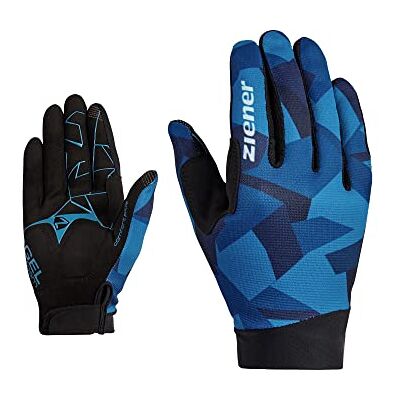 Ziener herr CNUT cykel/mountainbike/cykelsporthandskar långfinger med touch-funktion – andningsbar, dämpande, Galaxy Blue, 7,5 Ziener herr CNUT cykel/mountainbike/cykelsporthandskar långfinger med touch-funktion – andningsbar, dämpande, Galaxy Blue, 7,5
