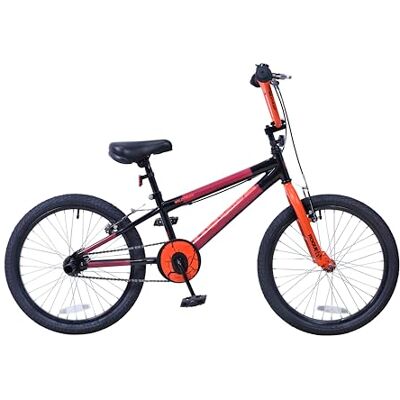 Wildtrak Insync Bikes Ltd Rogue 20 tum, BMX-cykel för barn, enkel hastighet, svart, ungdom unisex, svart Wildtrak Insync Bikes Ltd Rogue 20 tum, BMX-cykel för barn, enkel hastighet, svart, ungdom unisex, svart