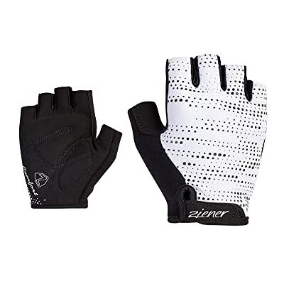 Ziener dam CIMEA cykel/mountainbike/cykelsporthandskar kortfinger – ventilerande, dämpande, vit, 7,5 Ziener dam CIMEA cykel/mountainbike/cykelsporthandskar kortfinger – ventilerande, dämpande, vit, 7,5