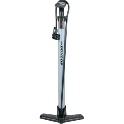 Dunlop cykelpump - Grå - Passar för alla ventiltyper Dunlop cykelpump - Grå - Passar för alla ventiltyper