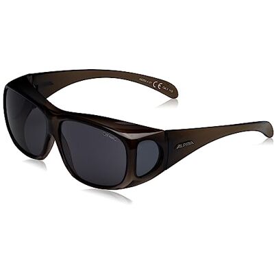 ALPINA Unisex Vuxna, OVERVIEW Sportglasögon, black transparent gloss/black, One Size ALPINA Unisex Vuxna, OVERVIEW Sportglasögon, black transparent gloss/black, One Size