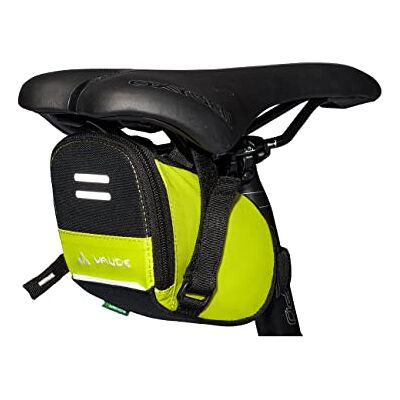 VAUDE Sadelväska för cykel "Race Light", liten cykelväska, sadel med reflektorer, verktygsväska, cykelsadel med kardborreband, särskilt lätt, enkel montering VAUDE Sadelväska för cykel "Race Light", liten cykelväska, sadel med reflektorer, verktygsväska, cykelsadel med kardborreband, särskilt lätt, enkel montering
